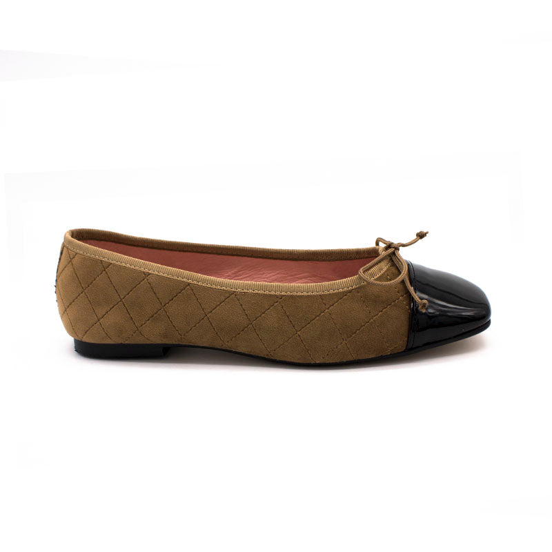 Bailarina plana 222 velvet acolchado