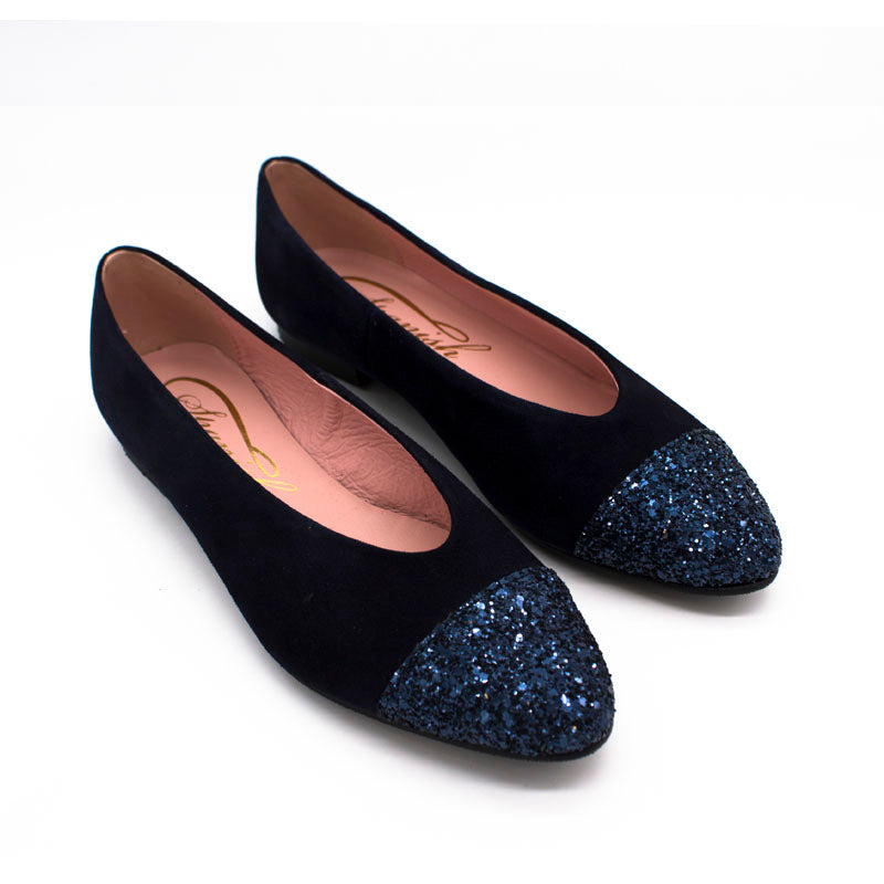 Bailarina plana 3006 ante-glitter