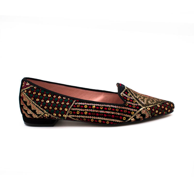Bailarina plana 505 Velvet multi