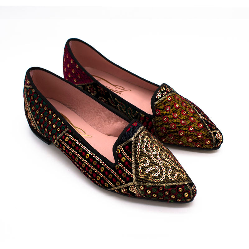 Bailarina plana 505 Velvet multi