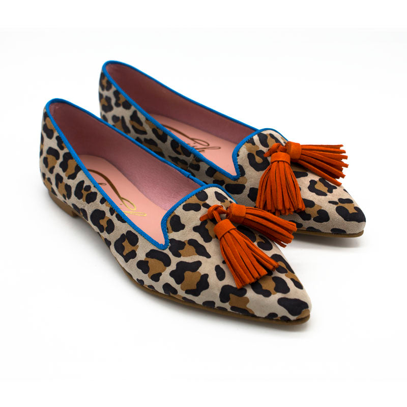 Bailarina plana 553 ante leopardo