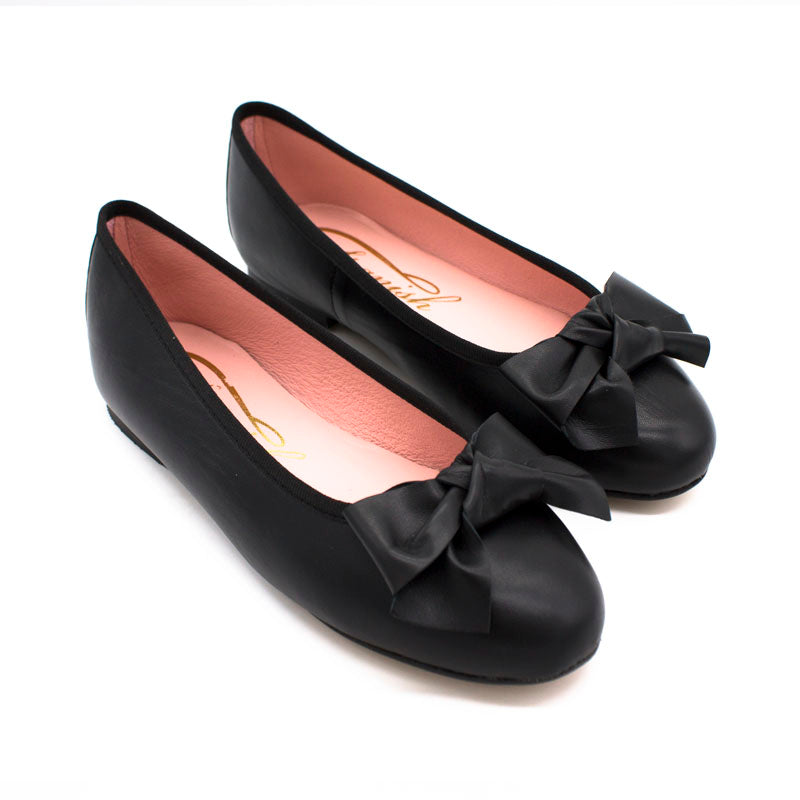 Bailarina plana Aida piel lazo