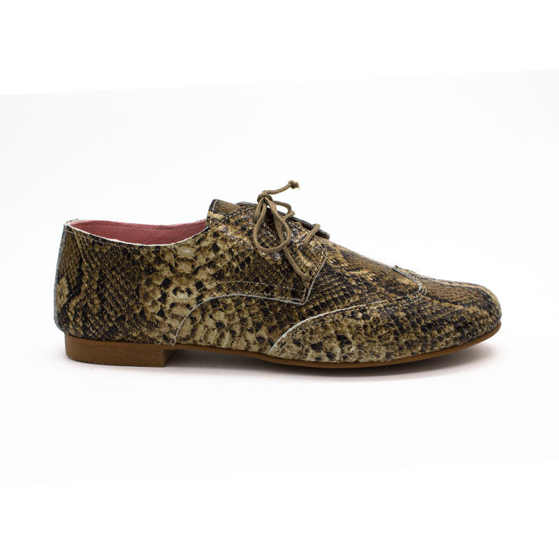 Blucher Mulán piel boa